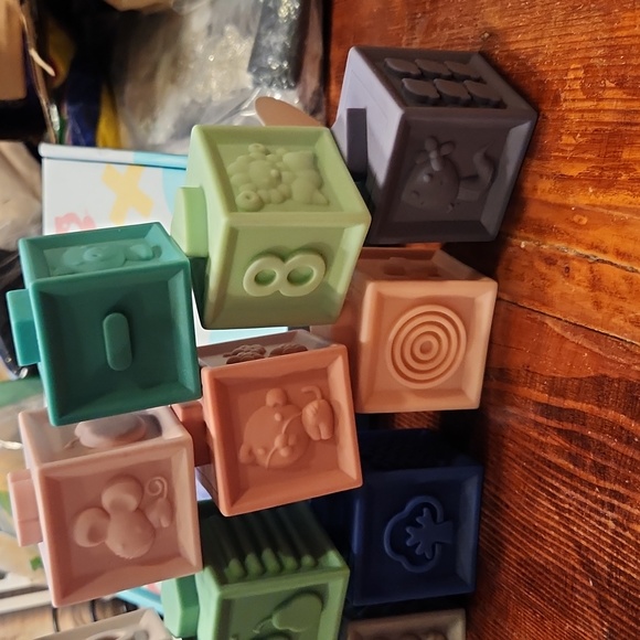 Mini Tudou Baby Blocks ☆ Soft Building Blocks ☆ Baby Toys Teethers  Educational - Picture 6 of 12